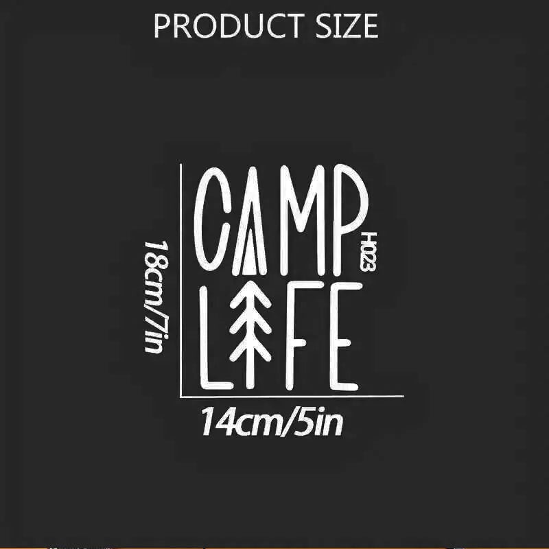"Camp Life" Vinyl Decal Sticker