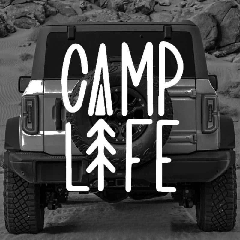 "Camp Life" Vinyl Decal Sticker