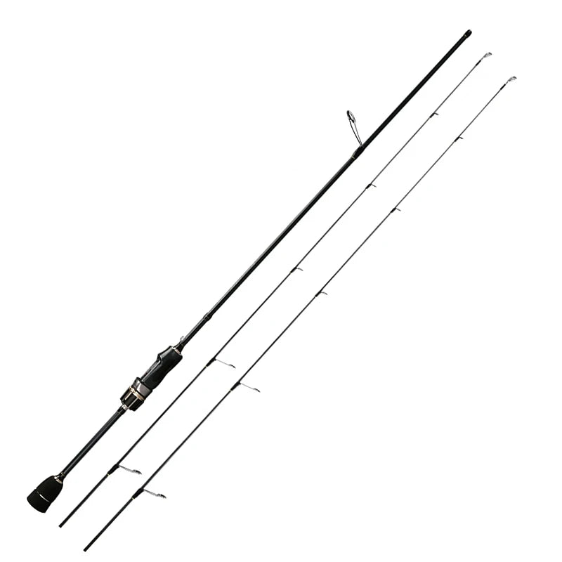 3-Piece Carbon Fiber Fishing Rod - Spinning & Casting Models - High Sensitivity Travel Rod