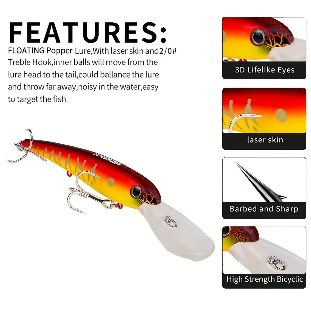 20cm Floating Fishing Lure with Hooks