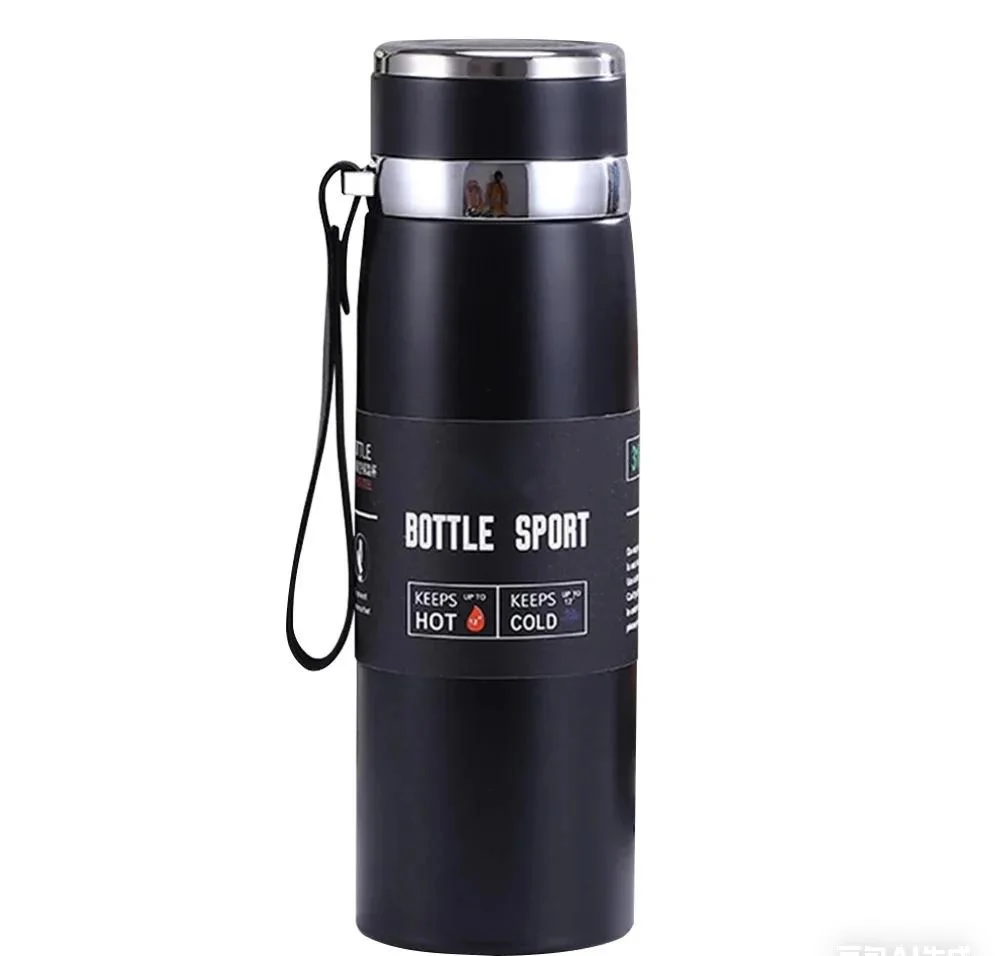 1-liter thermos bottle for water, tea, and coffee.