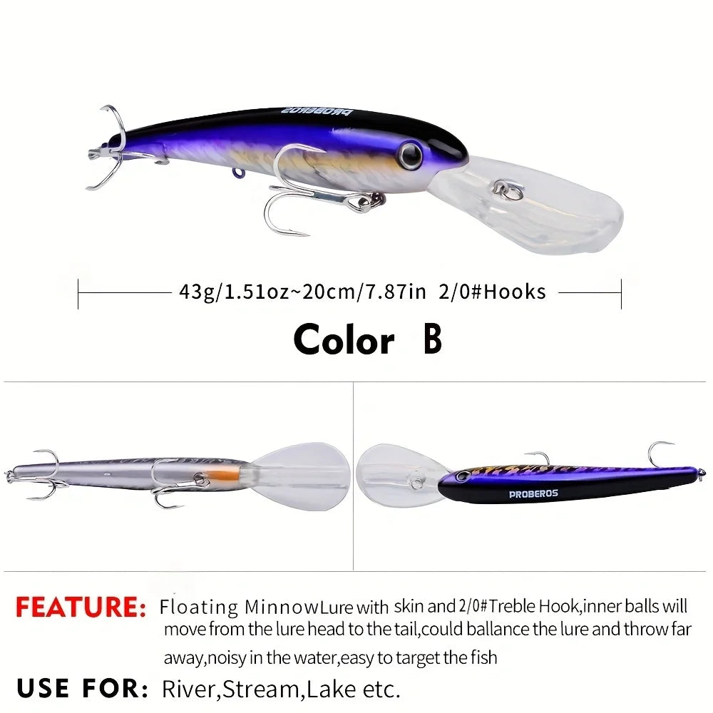 20cm Floating Fishing Lure with Hooks