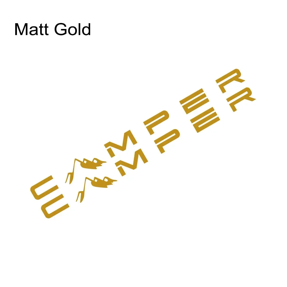 "CAMPER" Mountain Vinyl Decal