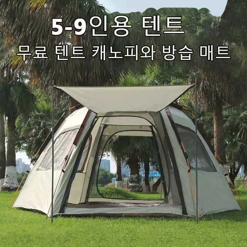 5-9 Person Camping Tent - Spacious & Versatile