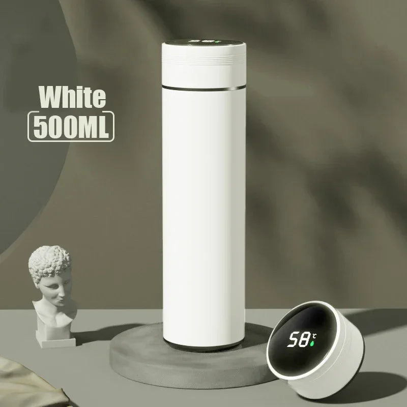 500ml thermal mug with temperature display