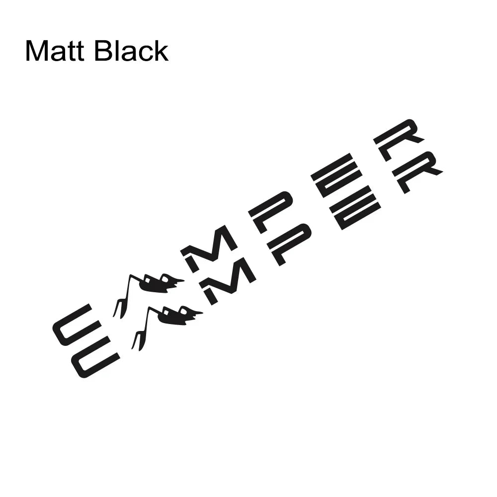 "CAMPER" Mountain Vinyl Decal