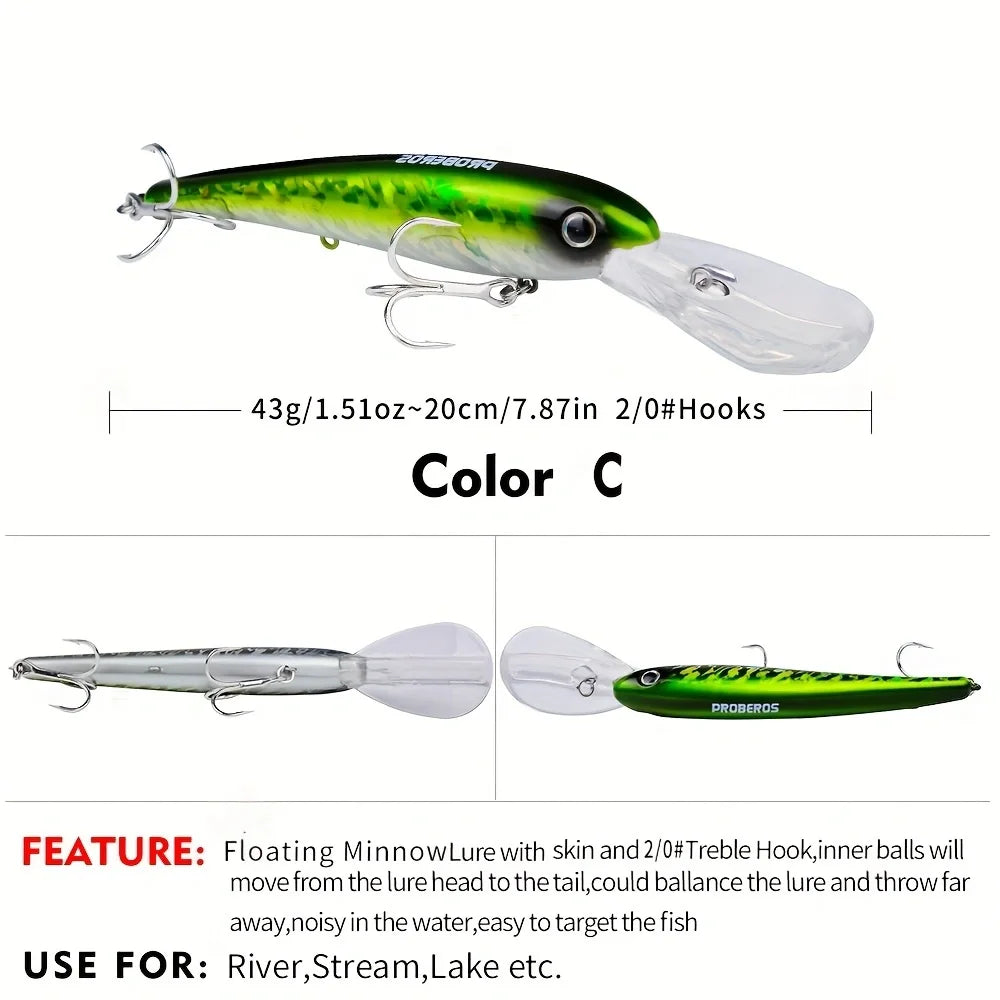 20cm Floating Fishing Lure with Hooks